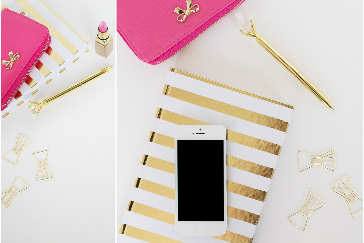 Pink & Gold Styled Stock Photos, a Beauty & Fashion Photo by Fempreneur Styled Stock (Photo 2 of 4)