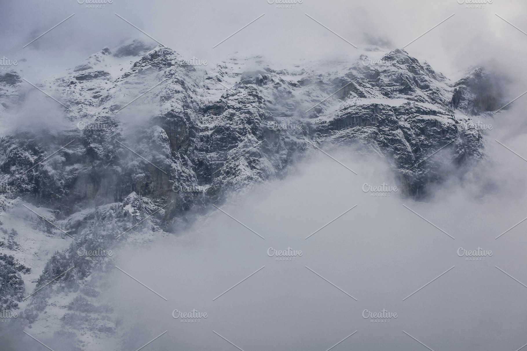 A Clearing Winter Storm 1 Featuring Mountains Mountain And Switzerland