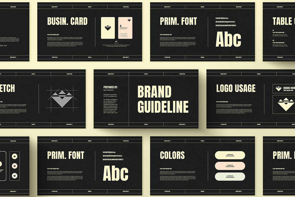 Brand Identity Guidelines Layout, a Presentation Template by ContestDesign (Photo 1 of 4)
