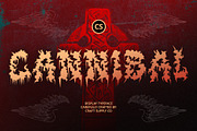 CS Cannibal – Black Metal Font, a Blackletter Font by Craft Supply Co. (Thumbnail 1 of 8)
