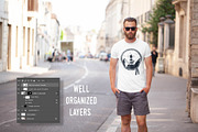 T-Shirt Mockup pack / Urban Edition, a Shirt Mockup by Arfis (Thumbnail 9 of 28)