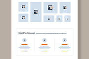 UX UI Website Landing Page Wireframe, a Wireframe Template by MightyDesign (Thumbnail 5 of 9)