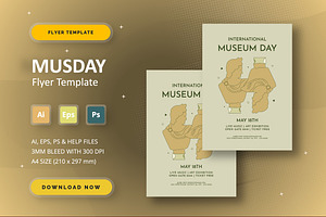 Musday - Flyer Template, a Flyer Template by StreaksideStd