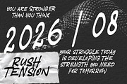 Rush Tension – Brush Display Font, a Handwritten Font by Get Studio (Thumbnail 3 of 12)