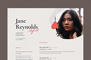 Jane | CV / resume template, a Resume Template by CV house (Thumbnail 8 of 9)