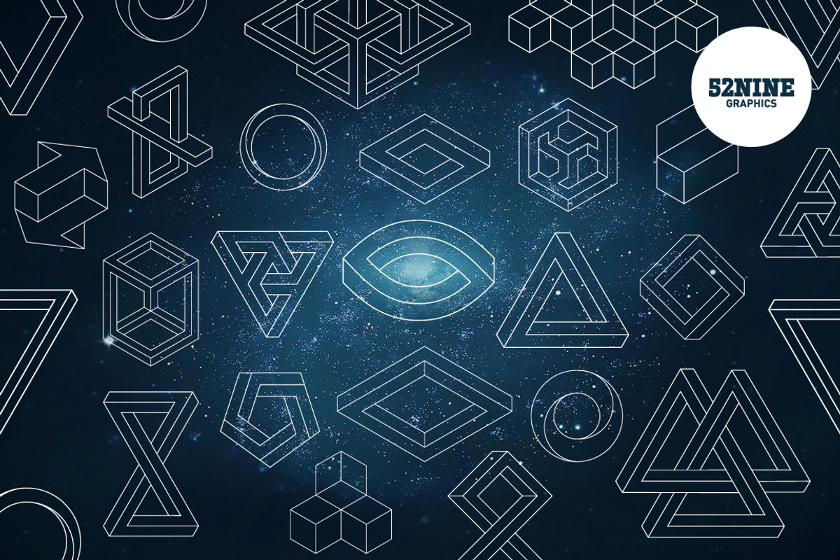 Impossible Vector Objects + Bonus!, an Object Graphic by 52NINE GRAPHICS (Photo 6 of 6)