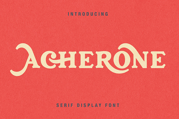 Acherone Serif Display Font