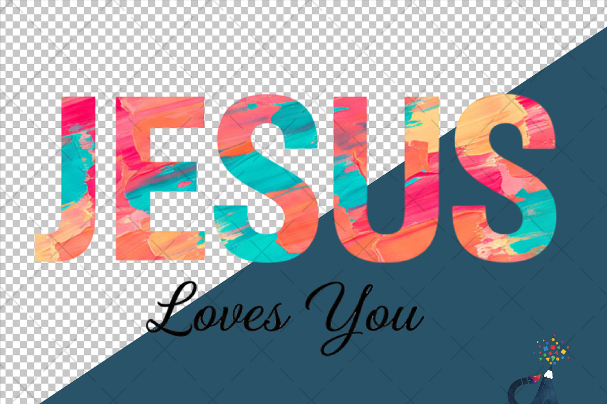 Christian PNG, Jesus Loves You PNG, an Illustration by Creative Art (Photo 5 of 6)