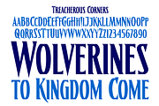 Treacherous Curves & Corners font, a Blackletter Font by Comicraft Fonts (Thumbnail 2 of 5)
