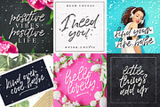 LushBlue LOGO KIT + Font & Swashes!, a Script Font by Pink Coffie (Thumbnail 4 of 12)