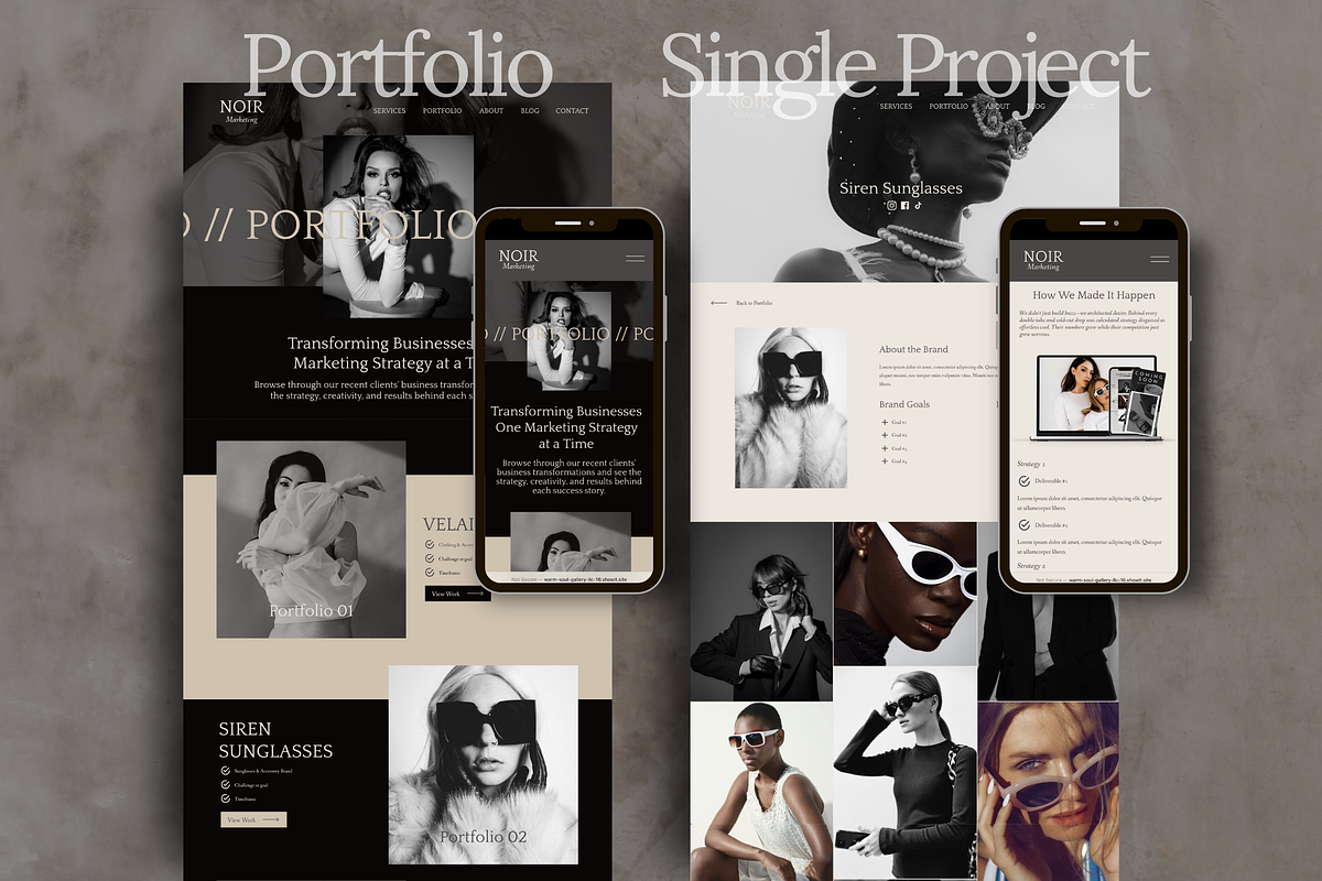 Marketing Agency Website Showit, a Squarespace Template by Warmsoulgallery (Photo 4 of 10)