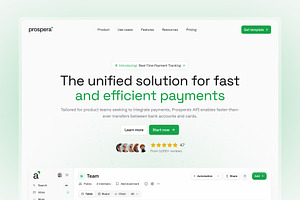Prospera – SaaS Template, a Landing Page Template by Pixsellz