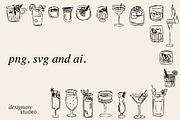 Drinks & Cocktails Illustrations, a Decorative Illustration by ginni illustrations (Thumbnail 4 of 5)
