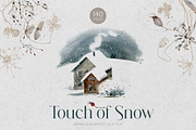TOUCH OF SNOW Watercolor set, an Illustration by Lemaris (Thumbnail 1 of 11)