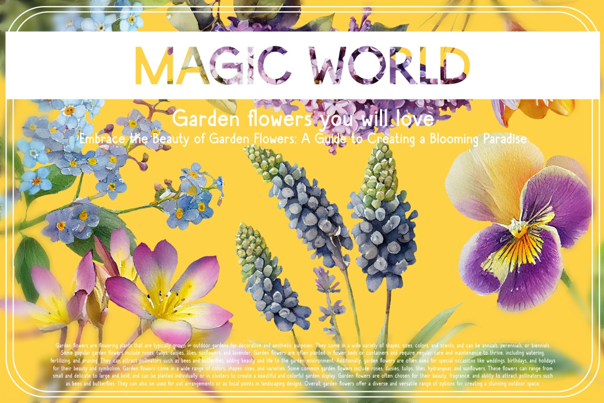100 Floral Watercolor Illustrations, an Object Graphic by Nocturnal Wolf (Photo 6 of 13)