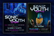 SONIC - DJ Event Flyer Templates, a Flyer Template by Inviline.co (Thumbnail 2 of 7)