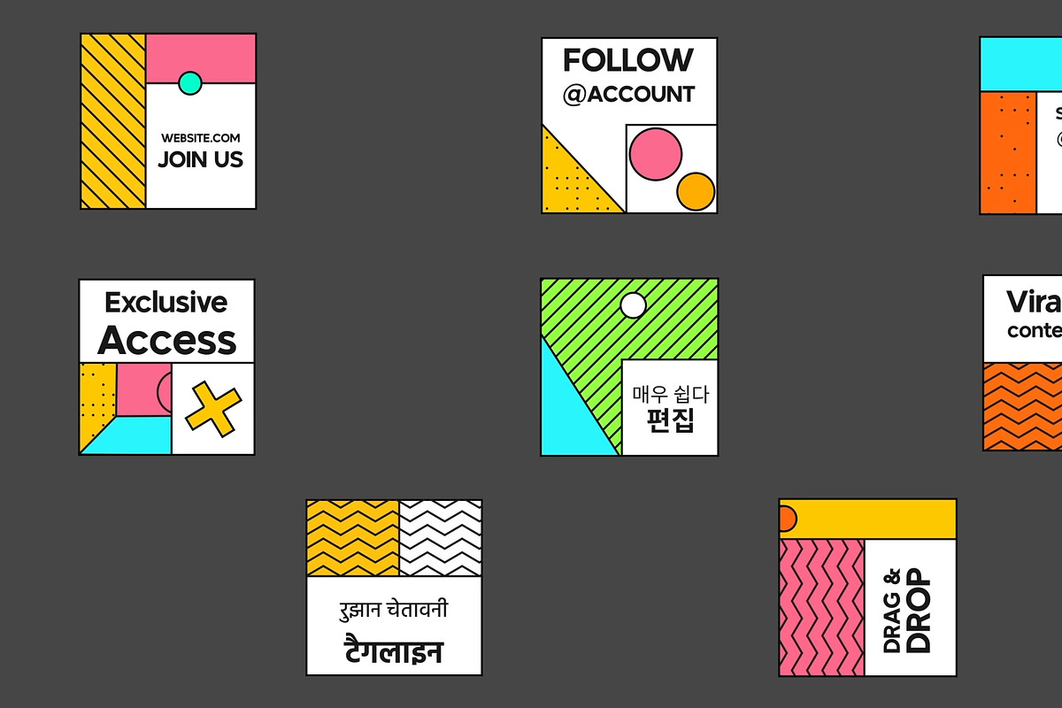 Abstract Square Titles for DaVinci, a Templates & Theme by 2dfx (Photo 1 of 2)