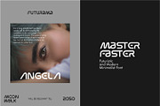 Moon Walk Font | Futuristic Font, a Sans Serif Font by WhymoreArt (Thumbnail 6 of 10)
