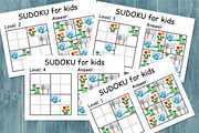 Sudoku Kids game. Children puzzle, an Education Illustration by jelisua88 (Thumbnail 2 of 3)