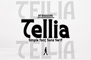 Tellia, a Sans Serif Font by Canden Meutuah (Thumbnail 1 of 5)