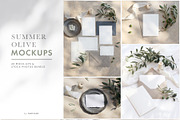 Summer Olive wedding mockups, photos, a Print Template by Tabita's shop (Thumbnail 1 of 8)