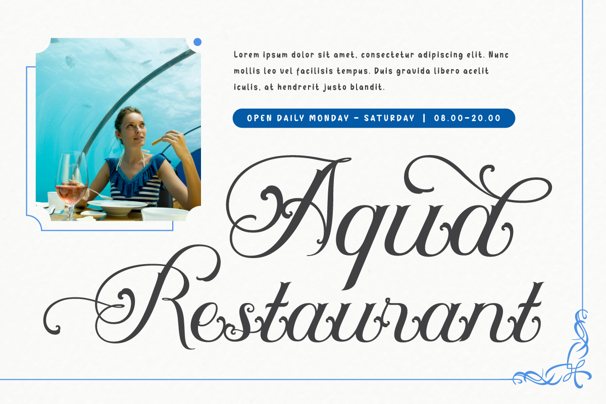 Auntha Clear | Script Font, a Script Font by twinstd (Photo 7 of 13)
