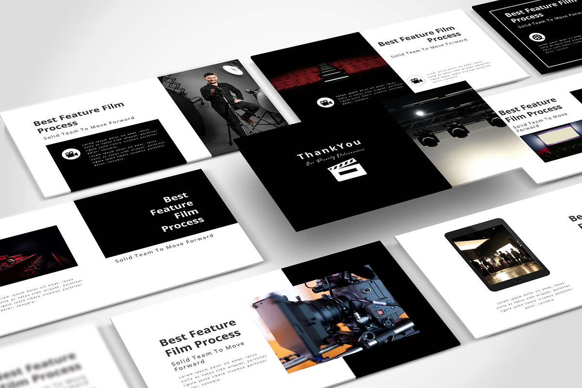 Cinema Pitch Deck Keynote