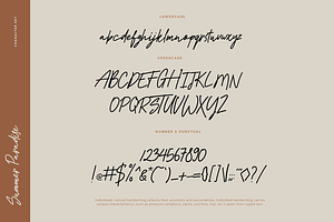 Autumn Summer Handwriting Script