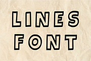 Cute Lines, a Handwritten Font by Fourteen Letter (Thumbnail 3 of 6)