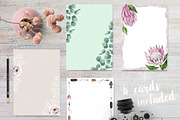 BOHO FLOWERS watercolor set, an Illustration by Natali Smolova (Thumbnail 3 of 5)