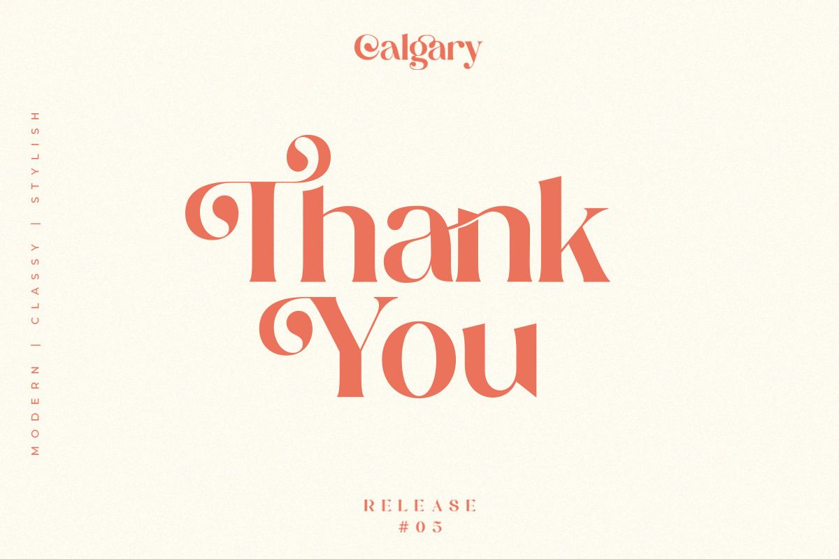 Calgary | New Stylish Serif Font, a Serif Font by Pentagonistudio (Photo 20 of 20)