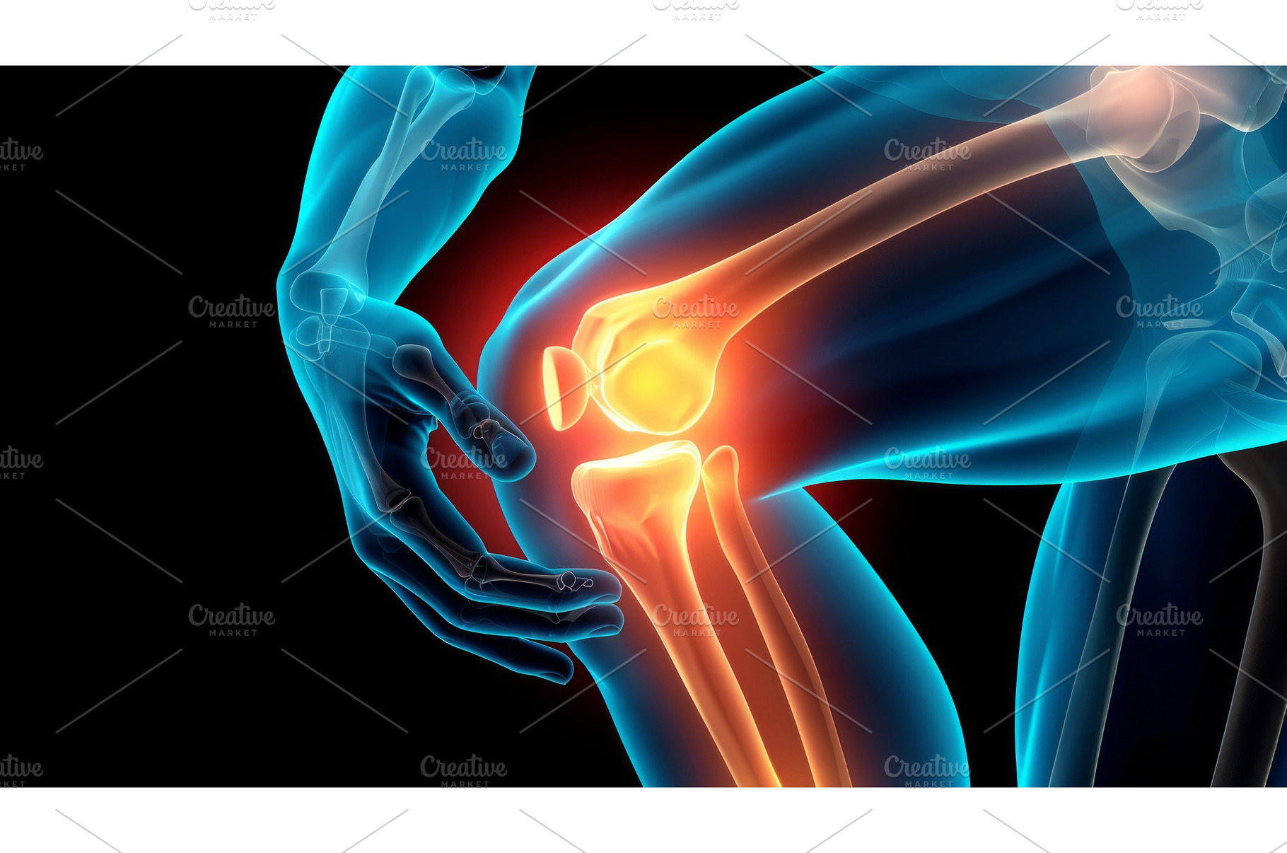 Mid section of man suffering with, a Health & Medical Photo by Neirfy