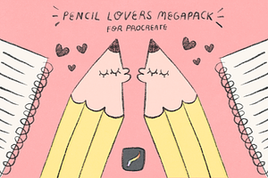 Pencil Lovers Megapack for Procreate