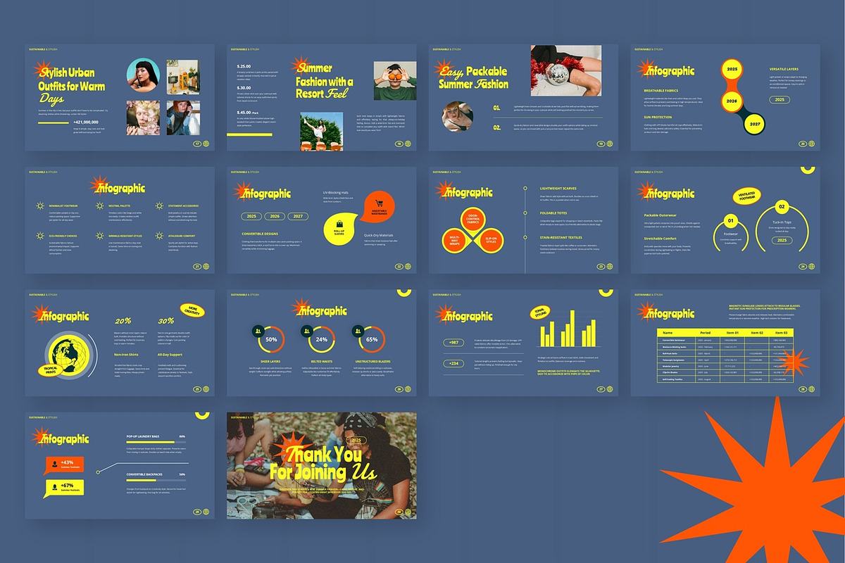 Retro Summer - Google Slide, a Presentation Template by AQR Studio (Photo 2 of 3)