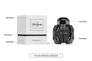 Kraft Box with Perfume Mockup, a Packaging Mockup by RamStudio2 (Thumbnail 4 of 11)