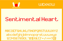 Sentimental Heart font