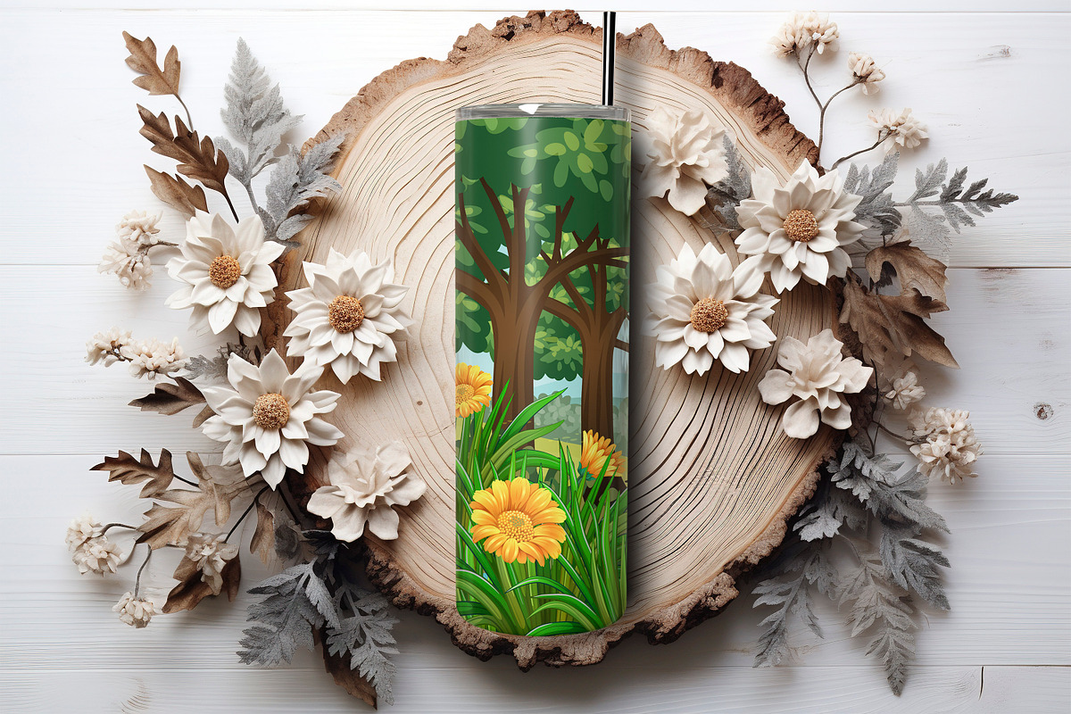 Forest Landscape, a Decorative Illustration by Digital Studio (Photo 7 of 10)