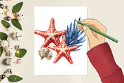 Nautical Beach Clipart Bundle., a Sport Illustration by SVGArt (Thumbnail 7 of 9)