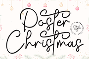 Poster Christmas | Script Font, a Handwritten Font by Scratchones (Thumbnail 1 of 9)