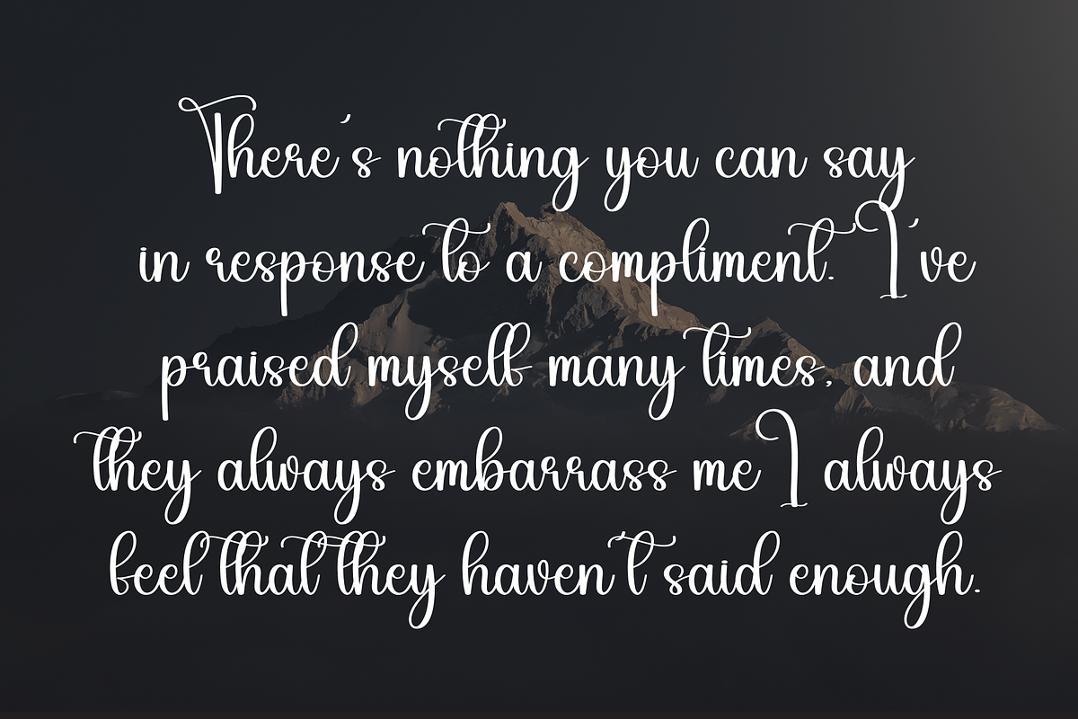 Vampire | Script Font, a Handwritten Font by Scratchones (Photo 6 of 8)