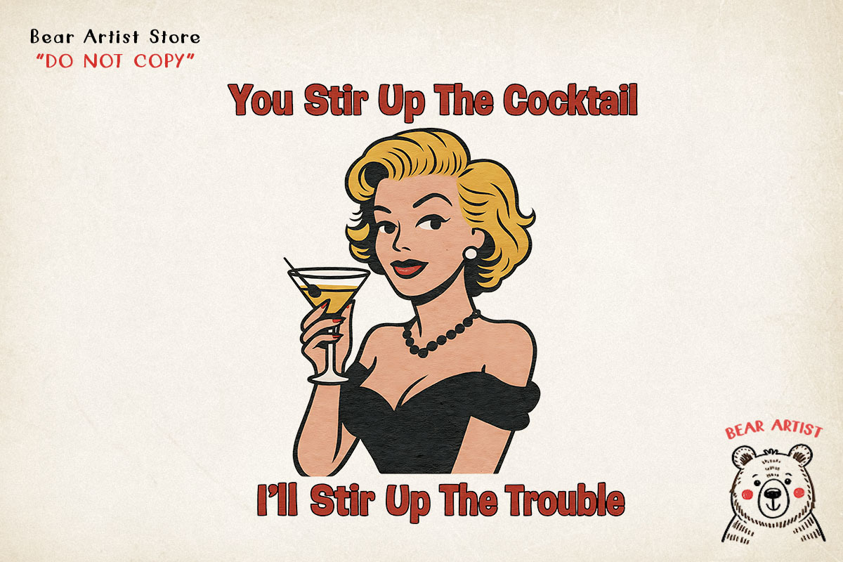 Retro Pin-Up Cowgirl Clipart Bundle, a Graphic by GlitterCraft (Photo 16 of 61)