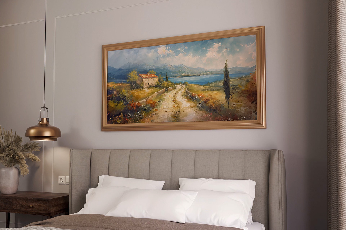 Frame Video Mockup Classic Room PSD, an Advertising Mockup by Drava Mockup (Photo 4 of 6)