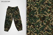USA Flecktarn Camouflage Patterns, a Pattern Graphic by 3Y_Design (Thumbnail 5 of 6)