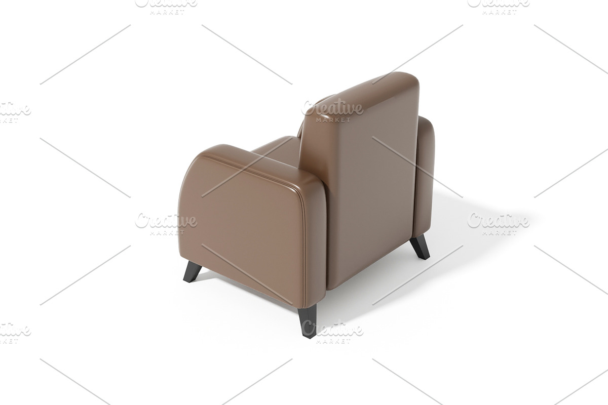 Single Armchair 3D Model, a Furniture 3D Model by mrfauzi (Photo 6 of 12)