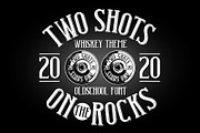 Two Shots label font, a Script Font by VozzyStock (Thumbnail 4 of 6)