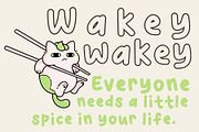 Wasabi a hand-lettered Bubbly Font, a Handwritten Font by Eryn Rose Design (Thumbnail 4 of 12)