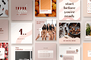 Feminine Instagram Templates, a Social Media Template by Kseniia_Design (Thumbnail 8 of 12)