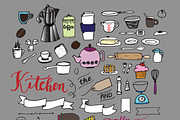 Kitchen Doodles - Vector Set, an Illustration by OhEverythingHandmade (Thumbnail 3 of 3)