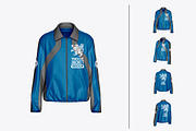 Tracksuit Jacket Mockup, an Advertising Mockup by OneVectorStock (Thumbnail 1 of 2)
