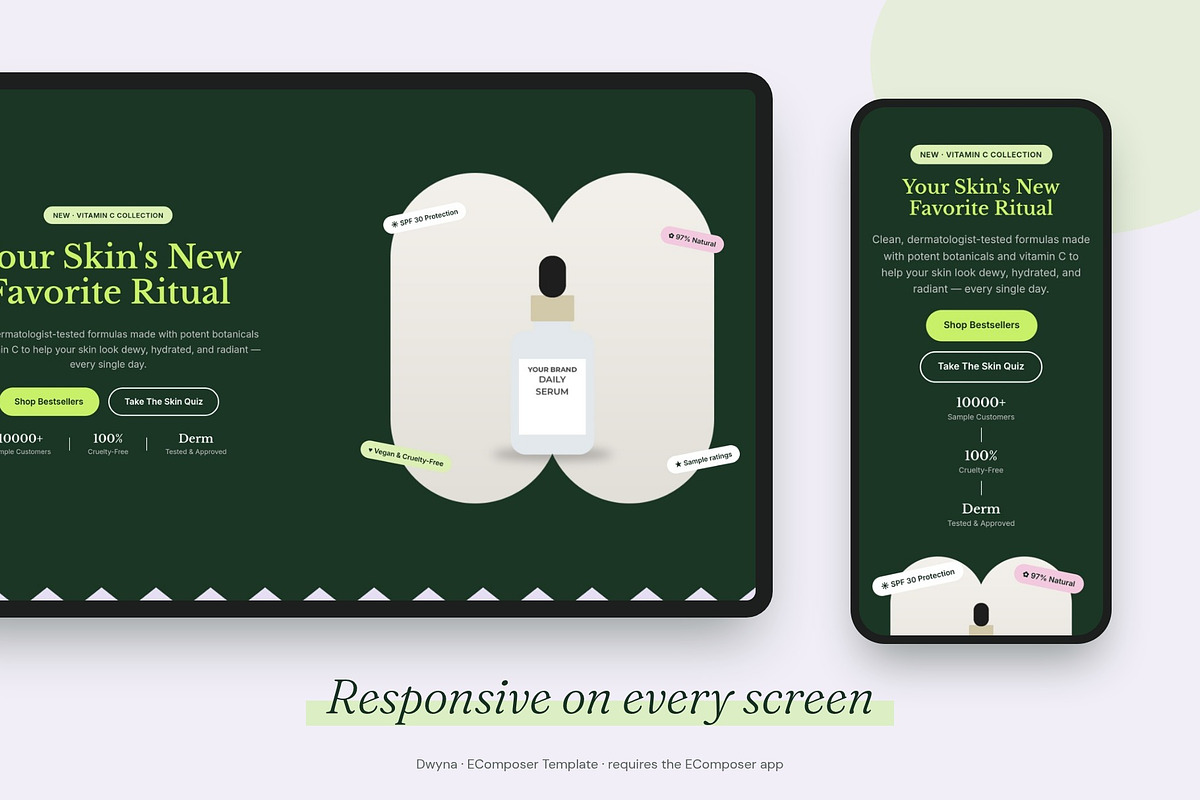 Dwyna - Shopify EComposer Template, a Shopify Template by Boost Convert (Photo 8 of 11)